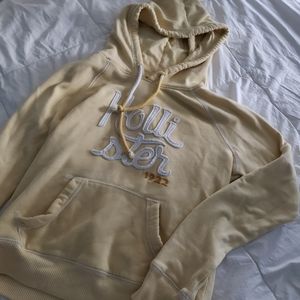 Hollister Hoodie XS Yellow Sweater